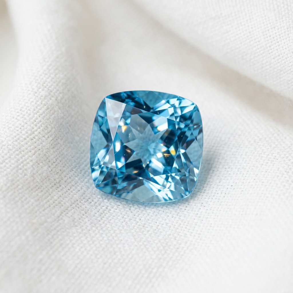 Blue Topaz Cushion