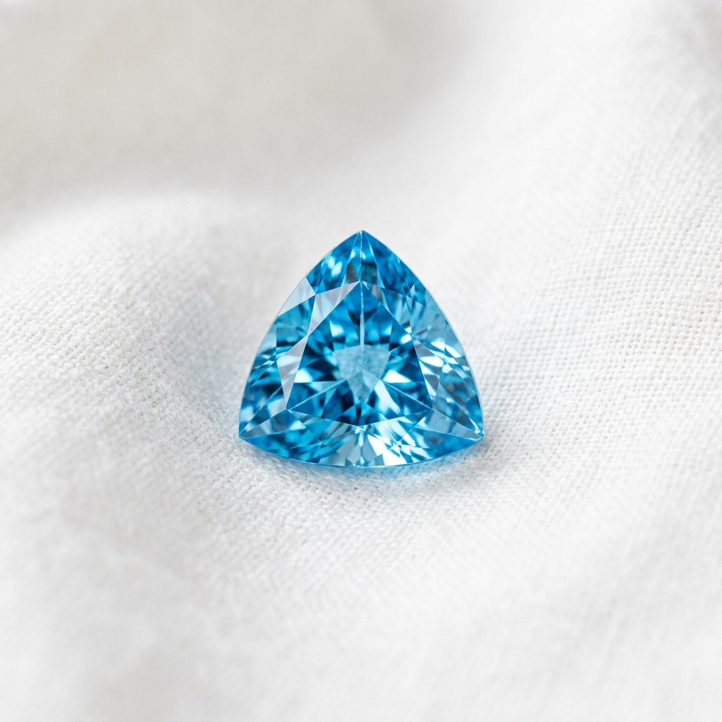 Swiss Blue Topaz Trillion