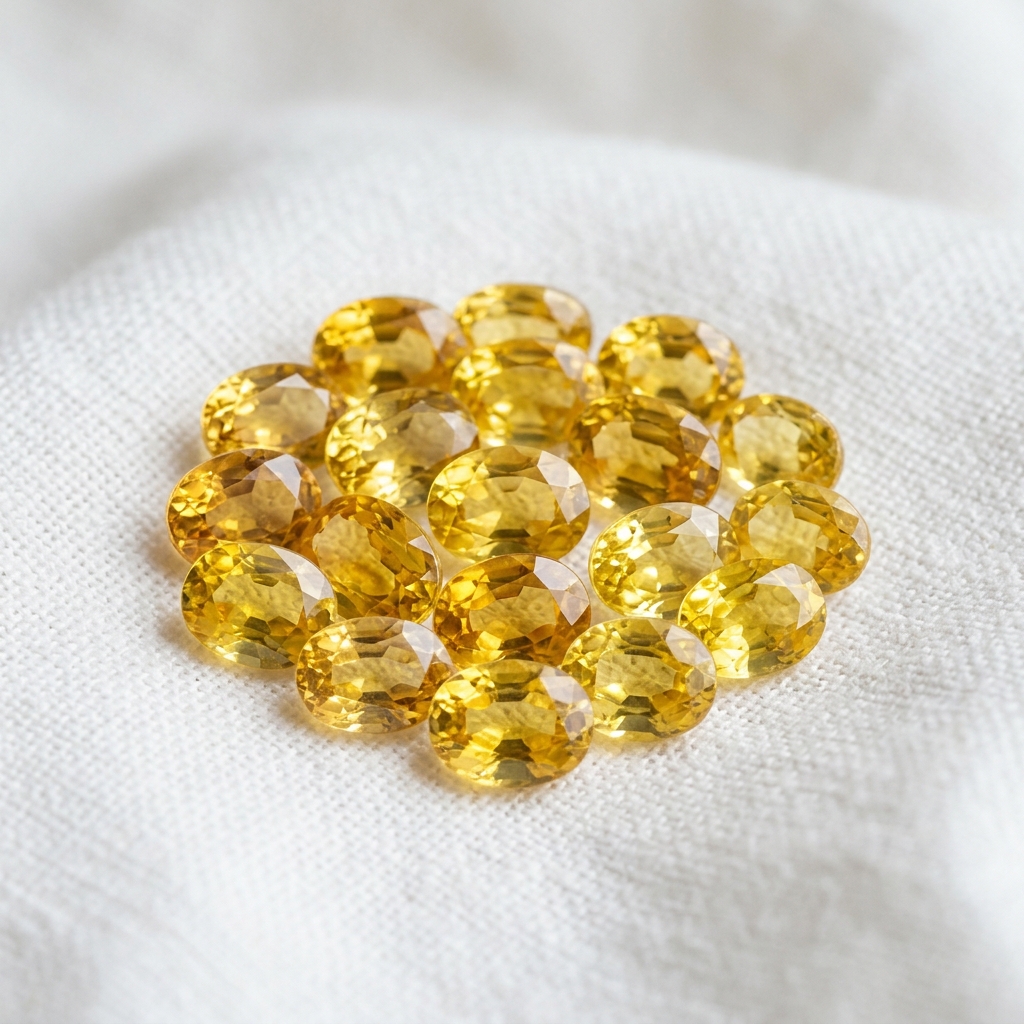 Yellow sapphire lot